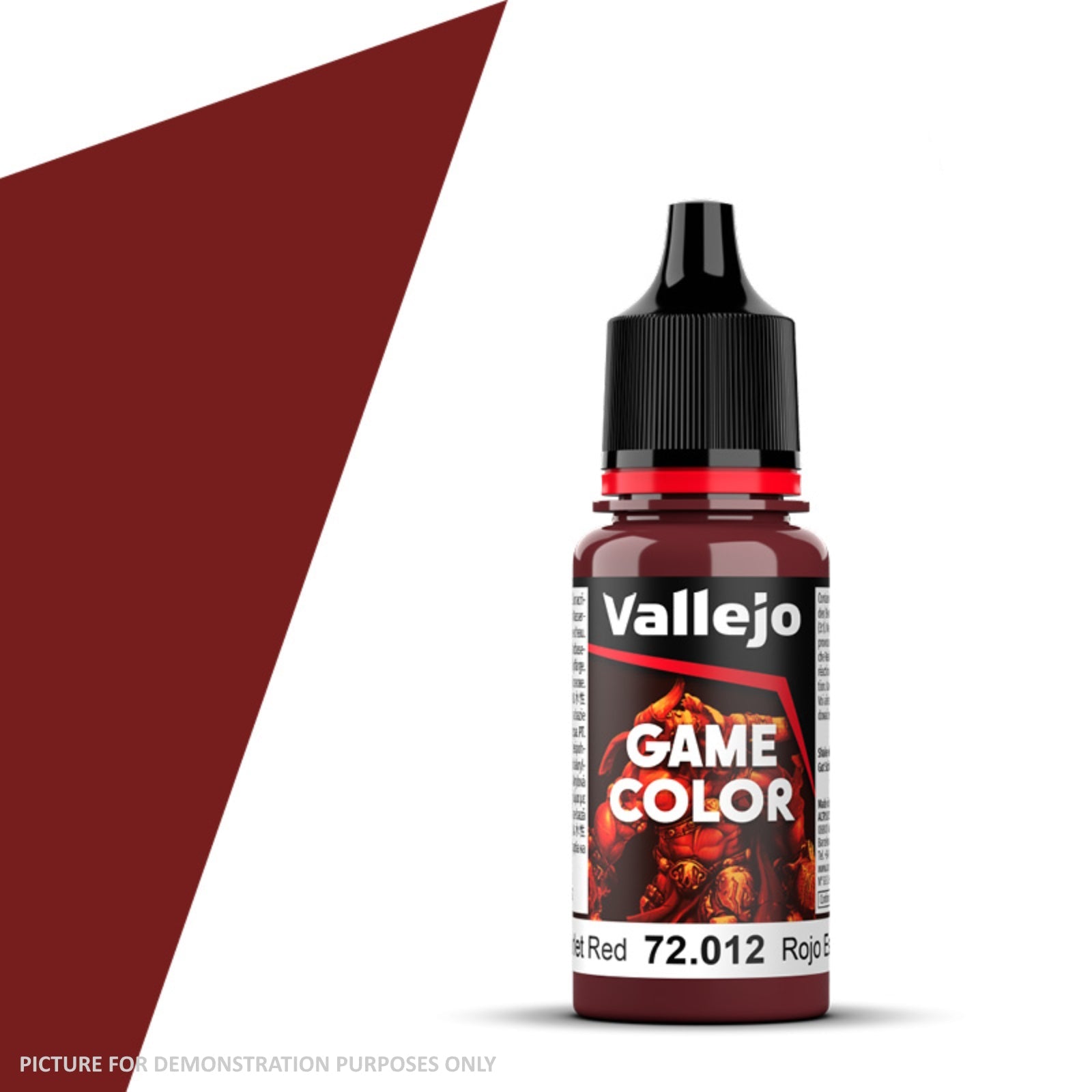 Vallejo Game Colour - 72.012 Scarlet Red 18ml